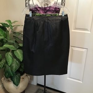 Leather skirt